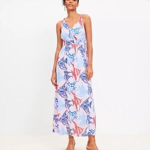 LOFT Pink fish dress